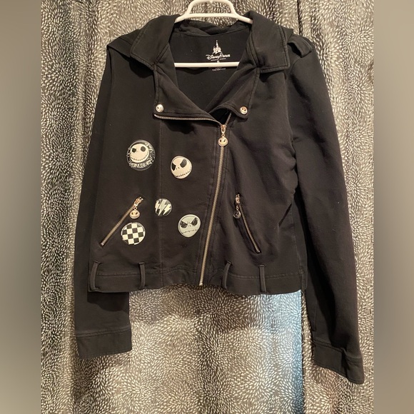 Disney Tops - DISNEY Nightmare Before Christmas Vintage Jack Skellington zip hoodie